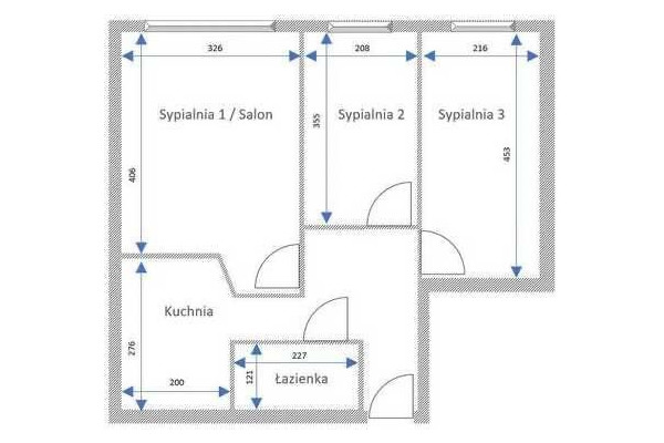 Krak&oacute;w, Bieżan&oacute;w-Prokocim, Ok&oacute;lna, Krak&oacute;w Prokocim  ul. Ok&oacute;lna ⭐3 pokoje + Piwnica ⭐Do Wejścia /  Tramwaj