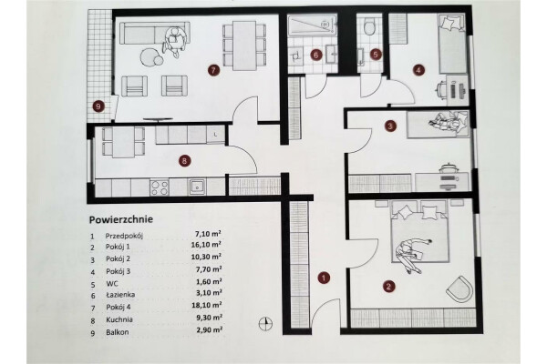 Katowice, Bryn&oacute;w, Ligocka, Bryn&oacute;w Ligota ul.  Ligocka⭐85m2 // 4 Pokoje + Balkon  PARK Kościuszki