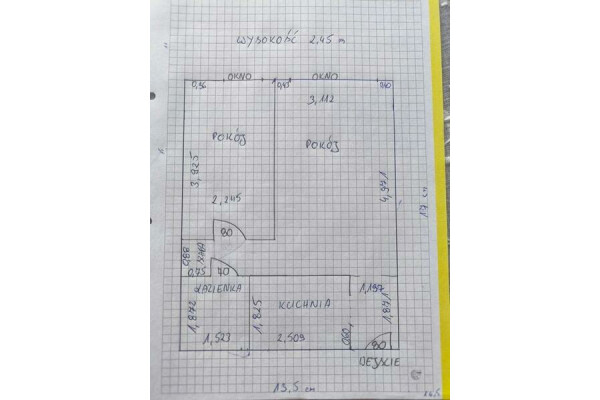 Krak&oacute;w, Bieżan&oacute;w, Sp&oacute;łdzielc&oacute;w, Bieżan&oacute;w ul. Sp&oacute;łdzielc&oacute;w  / 36,5 m2 / 2 pokoje /  Parking