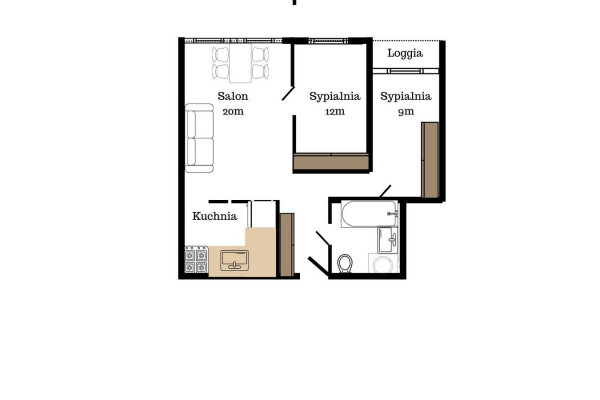 Warszawa, Białołęka, Aluzyjna, Białołęka ul. Aluzyjna ⭐57m2 - 3 pokoje ⭐+ Loggia Parking / Winda