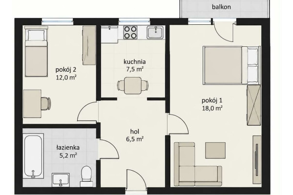 Warszawa, Targ&oacute;wek, Krasiczyńska, Targ&oacute;wek ul. Krasiczyńska⭐38 m2/2 pokoje /Loggia ⭐Piwnica